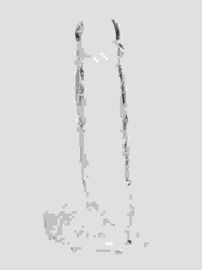 Lovehoney Enjoy Clear Dildo with Balls 8 Inch, Clear, hi-res